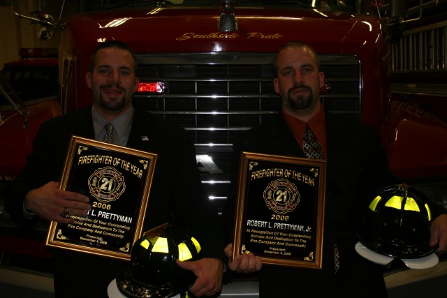 2006 Co-Firefighters of the Year, Rick and Bob Prettyman.